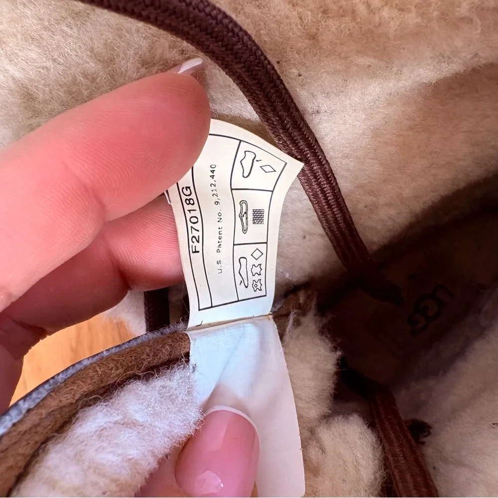UGG Kids Butte II Worchester Brown Snow Boots 3Y‎ Thinsulate 200 Water Resistant